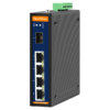 Industrial Gigabit Ethernet Switch, 4-Ports Gigabit Ethernet RJ45, 1-Port Gigabit SFP Uplink