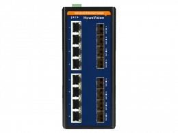 Industrial Gigabit Managed Ethernet Switch, 8-Ports 10/100/1000Base-TX RJ45, 8 Ports 100/1000Base-FX Fast SFP Uplink