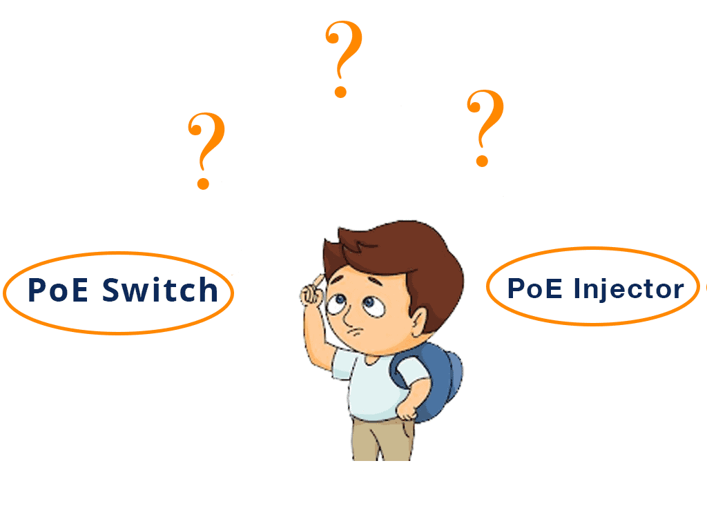 difference between poe injector and poe switch?
