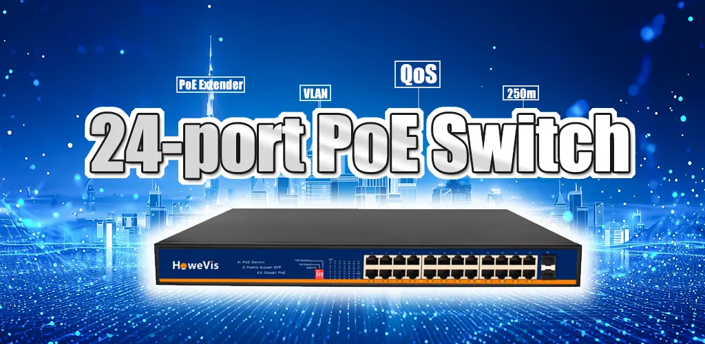 24 port poe ethernet switch