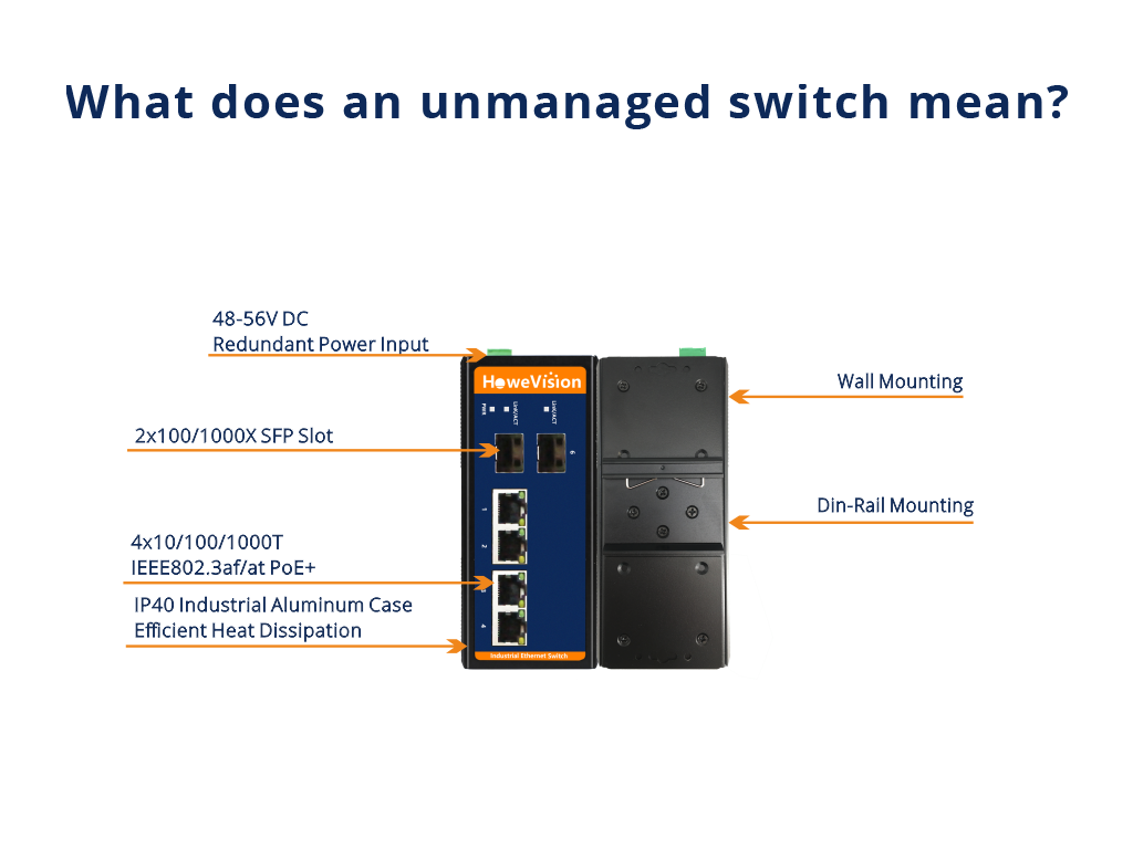 what does an unmanaged switch mean?