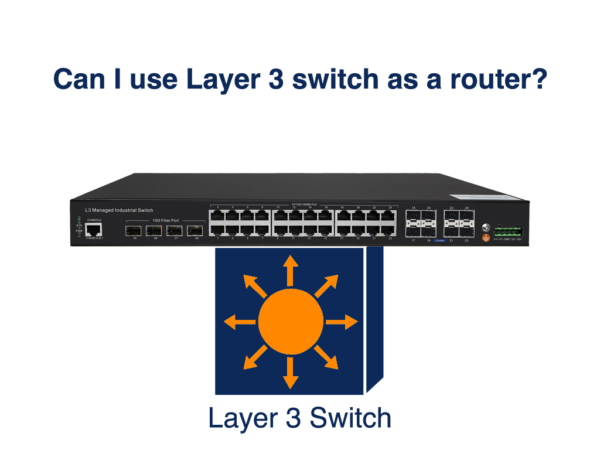 can i use layer 3 switch as a router?