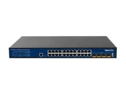 layer 3 managed poe switch with 24 gigabit ports and 4 ports 10g sfp+