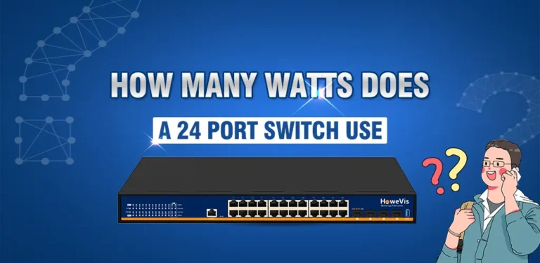 how many watts does a 24 port switch use