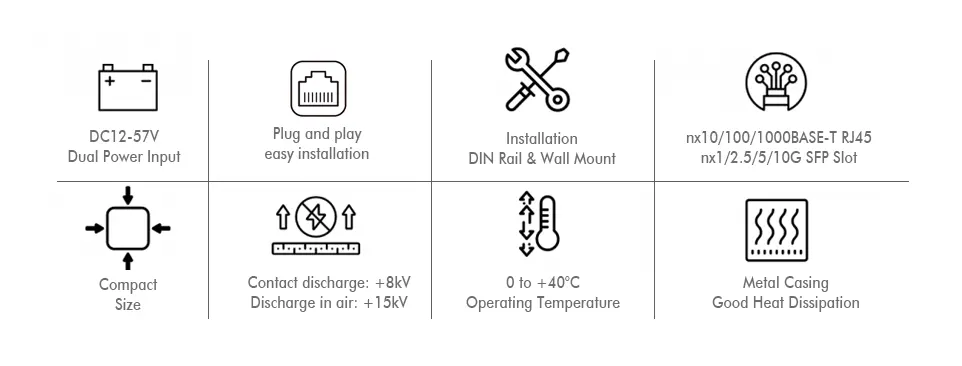 enterprise network switch featurer